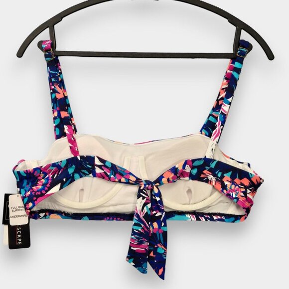 ISLAND ESCAPE Womens Costa Rica Underwire Beach Bliss Swim Top Size 8 NWT - Picture 4 of 8